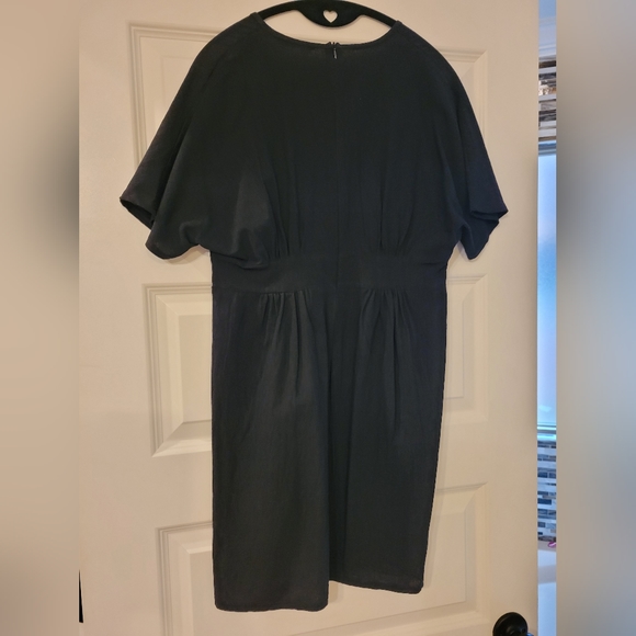 Shein Plunging deep V neck black mini dress - Picture 4 of 7